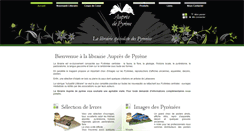 Desktop Screenshot of livres-posters-pyrenees.com